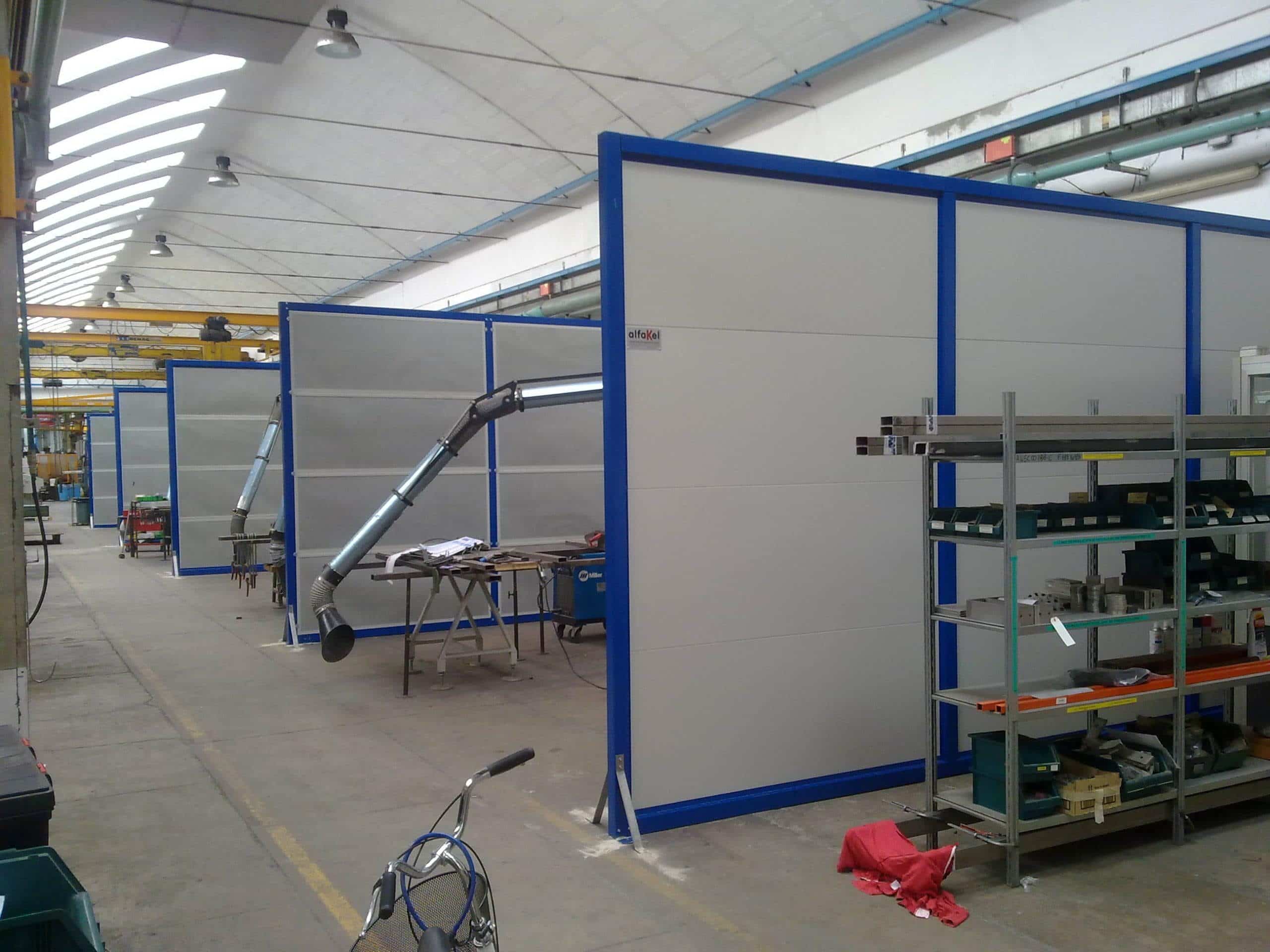 Wheel-mounted Mobile Acoustic Screens and Fixed Screens, Alfakel Series V50/100